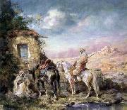 unknow artist Arab or Arabic people and life. Orientalism oil paintings  366 Spain oil painting artist